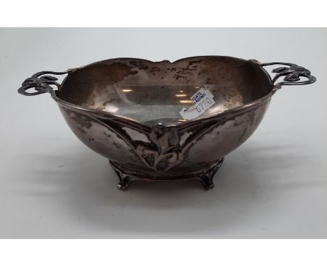 H/M SILVER ART NOUVEAU BON BON DISH