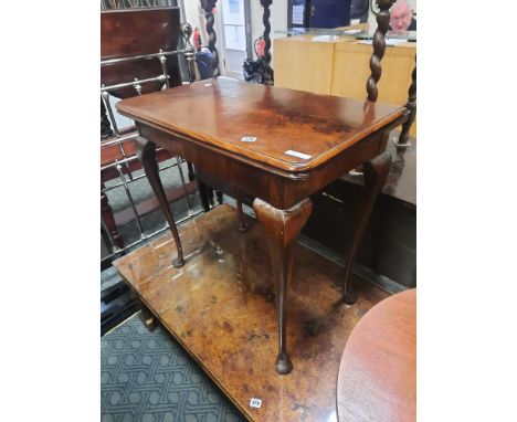 MAHOGANY CARD TABLE