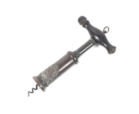 Corkscrew - A 'Edwin Cotterill's patent self-adjusting'. Approximately 21.5cm high, handle 11cm   Condition Report:  there ar