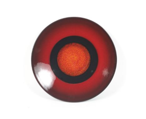 Poole Pottery limited edition 'Alignment of the Planets' large ceramic charger. Marked 'Mars' verso, dated 5th May 2000, 41.3
