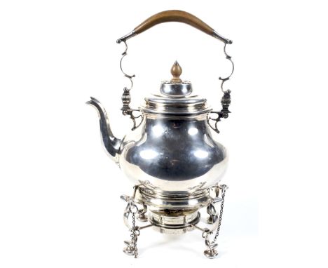 Sold at Auction: Brassware - electric samovar, small samovar, teapot etc.