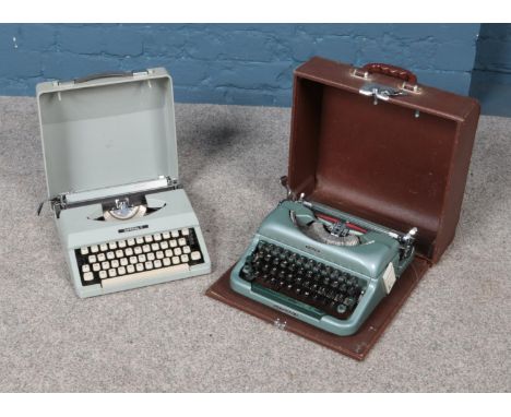 Two vintage Imperial typewriters. Includes Good Companion 4 and Signet.  