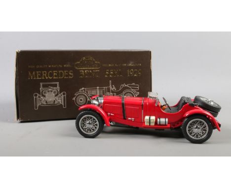 An Asahi Collection die cast vehicle. No 8801, 1/24 scale Mercedes Benz SSKL, 1929.  