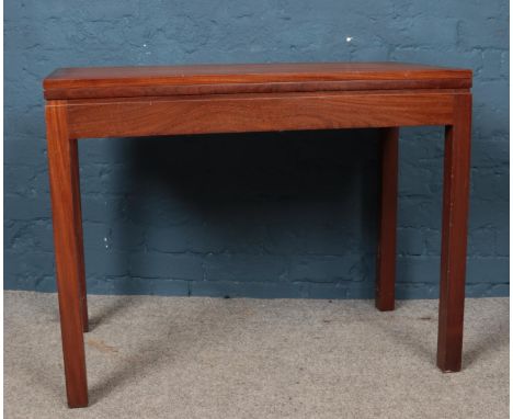 A vintage Hubbinet Ltd card table. (military broad arrow mark, c.1970)  