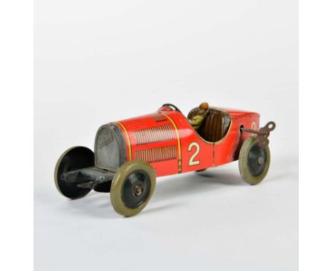 JEP, Bugatti Rennwagen, France, 22,5 cm, Blech, UW ok, min. LM, Z 2