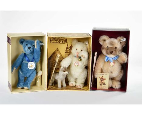Steiff, 3 Bären, neuwertig, 30-34 cm, Z 1