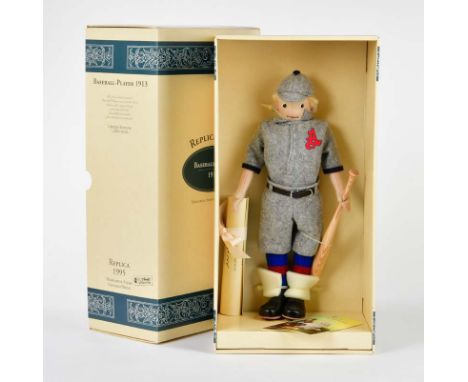 Steiff, Baseballspieler, W.-Germany, 44 cm, Okt, Z 1