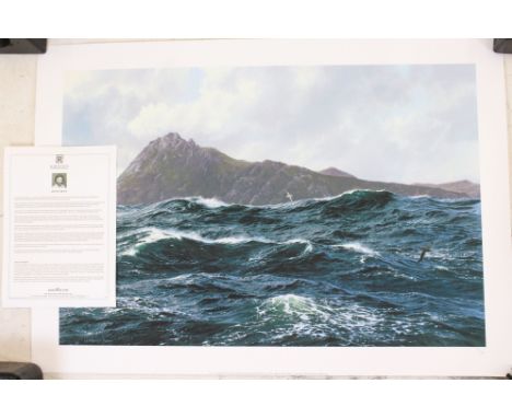 Steven Dews (British b. 1949) Limited Edition Print titled ' Cape Horn ' no. 19/100, with Rosenstiel's certificate of authent