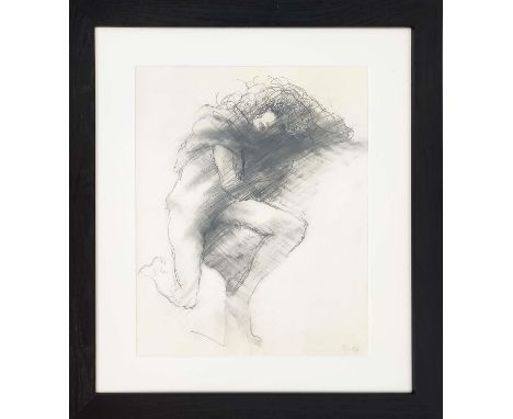 RALPH BROWN RA (1928-2013), 'Nude study', lithograph initialled and numbered in pencil, 18/77, 47cm x 36cm, framed. 