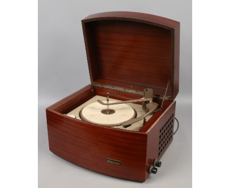 A Black Box mahogany cased record player.