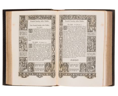 Book of Common Prayer (The), portrait of Elizabeth I, title and all text with pictorial/decorative wood-engraved border by Ma