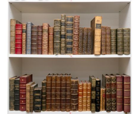 Bindings.- Crabbe (George) The Poetical Works ..., 8 vol.,&nbsp;engraved frontispieces, additional engraved titles, scattered