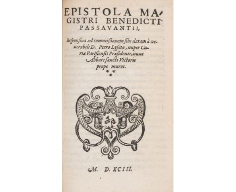 Anti-heretical texts.- Busdraghi (Gherardo) Lectura super canonone de consecr. Dist III, light soiling, spotting and ink owne