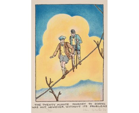 Baxter (Glen) Glen Baxter: His Life. The Years of Struggle, one of 100 copies signed by the author, illustrations, original p