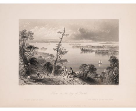 Canada.- Willis (N.P.) Canadian Scenery Illustrated, 2 vol., engraved portrait, additional vignette titles, map and 117 plate