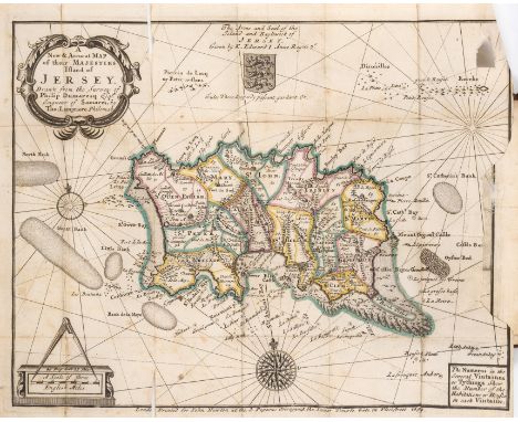 Channel Islands.- Falle (Philip) An Account Of the Isle of Jersey, first edition, half-title with imprimatur on verso bound a