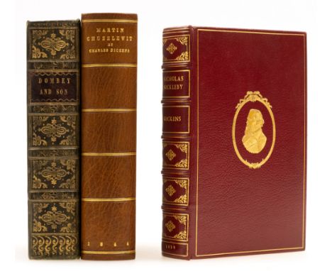 Dickens (Charles) Nicholas Nickleby, first edition in book form, engraved portrait frontispiece by Finden after Maclise, 39 e