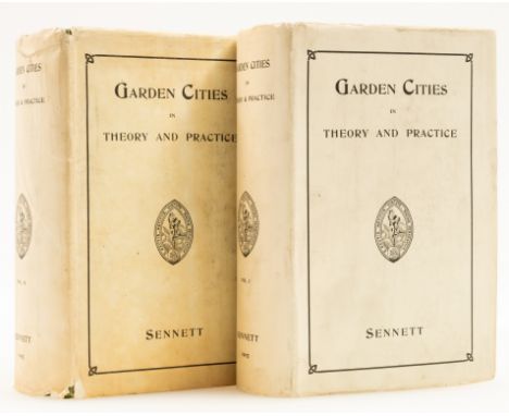 Sennett (A.R.) Garden Cities in Theory and Practice, 2 vol., first edition, half-titles, plates and plans, some folding, vol.