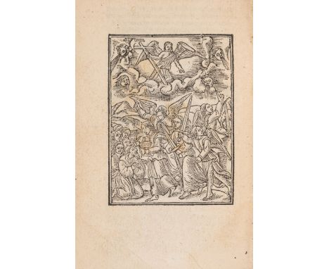 Vio (Tomasso de) Summula Caietani, 2 parts in 1 vol., woodcut devices on titles, 1f. with woodcuts recto and verso, first par