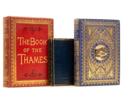 Thames.- Photography.- Hall (Samuel Carr &amp; Anna Maria) The Book of the Thames, from its Rise to its Fall, 15 mounted albu