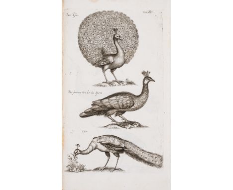 Jonston (John) Histori&aelig; Naturalis, vol. 2 only (of 2) comprising parts 5, 6 and 7,&nbsp;2 engraved titles, 120 engraved