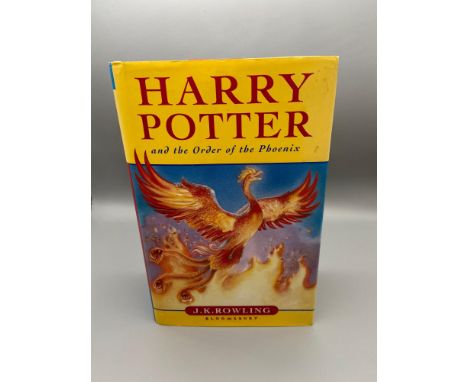 First Edition Harry Potter and the Order of the Phoenix book. ISBN 0 7475 5100 6. 
