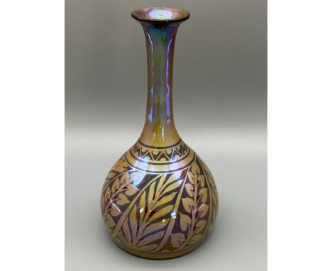 A Pilkington Royal Lancastrian Lustre vase by Charles Cundall, Shape Number 2598, possibly dated 1911. [14CM in height]