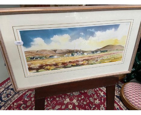 A Limited edition [62/100] print titled 'Dalwhinnie distillery' Signed by the artist Simon Cook in pencil and dated 94. 