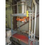 (Located in Decatur, IL) Metter Toledo Scale Conveyer with Bag fill head and 90 degree roll