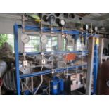 (Located in Lebanon, NJ) Flowserve Filter System, Rated 175 PSI, Assorted Gages