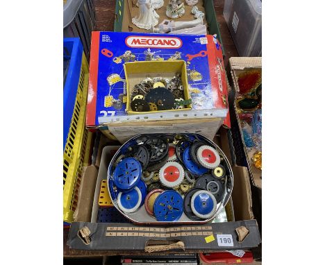 Large box of Meccano