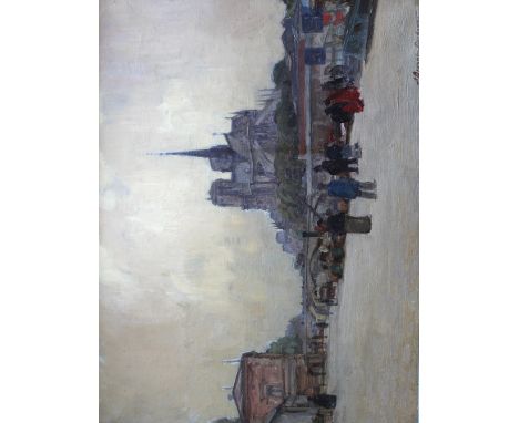 ALEXANDER BROWNLEE DOCHARTY (1862-1940) NOTRE DAME, PARIS Signed and dated 94, oil on canvas 32 x 42cm. * Painted in the year