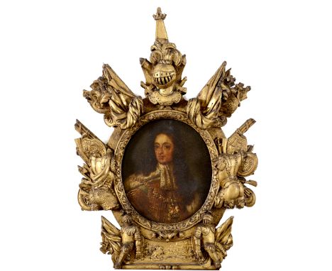 ENGLISH SCHOOL, 17/18th CENTURY PORTRAIT OF A NOBLEMAN, POSSIBLY JAMES SCOTT, 1st DUKE OF MONMOUTH (1649-1685) Bust length, w