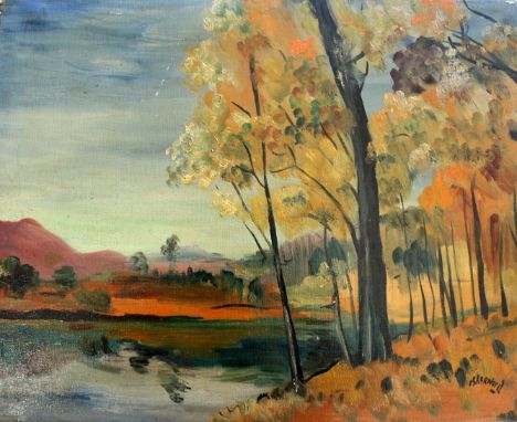 •JAMES LAWRENCE ISHERWOOD (1917-1988) STRATHUMEL [sic], SCOTLAND Signed, also signed and inscribed with title and dated 58 ve
