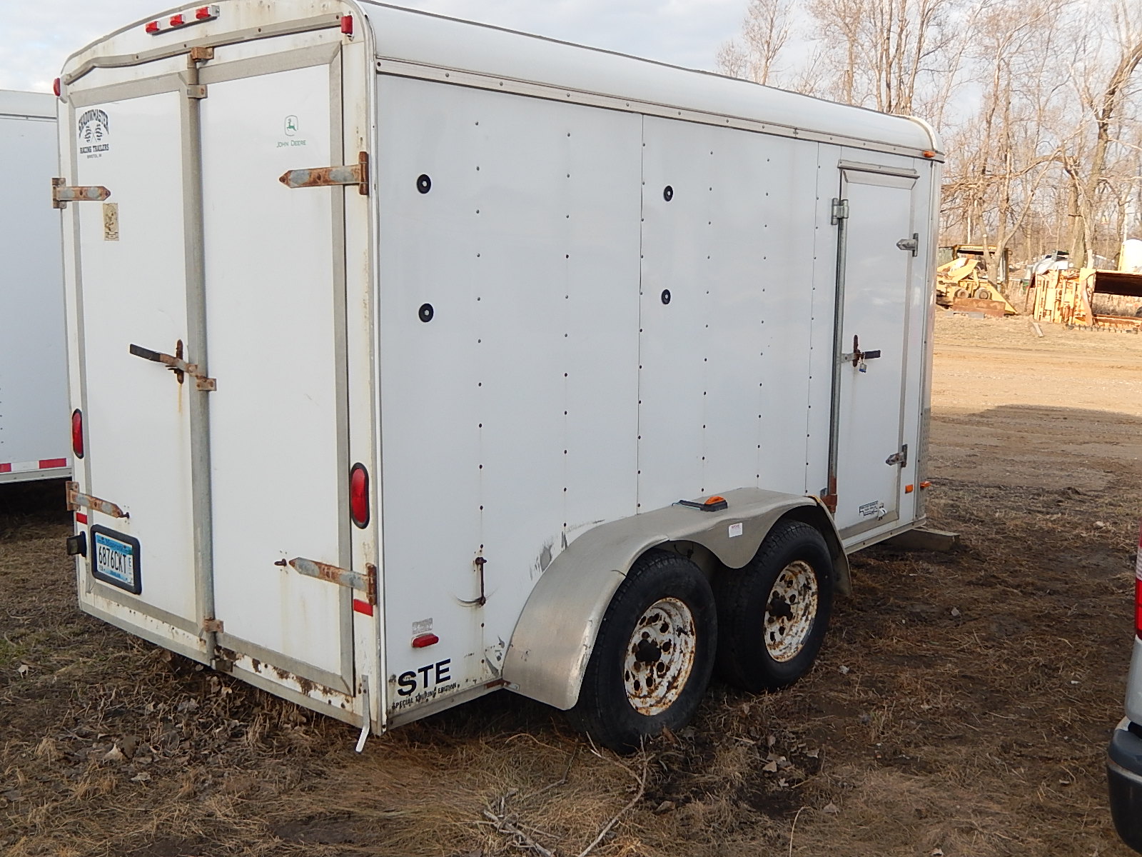 2004 J&LS Cargo Express 12 ft. Tandem-Axle Utility Cargo Trailer Model ...