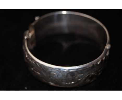 Silver hallmarked bangle