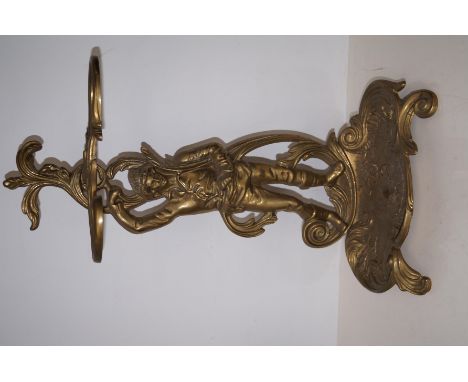 Brass Rococo style stick stand- 60cm
