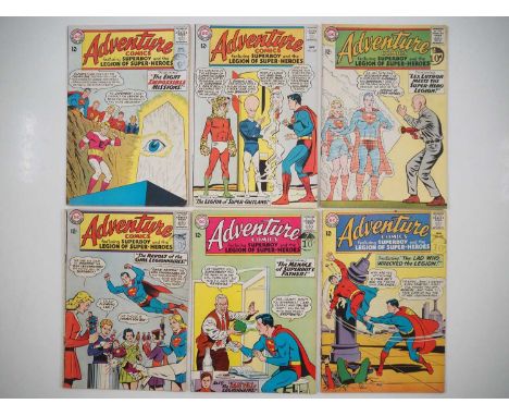 ADVENTURE COMICS #323, 324, 325, 326, 327, 328 (6 in Lot) - (1964/1965 - DC) - Includes the first appearances of Duplicate Bo
