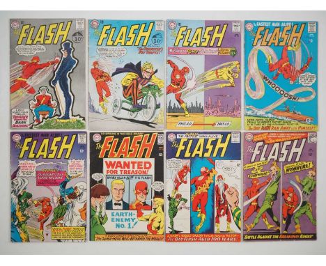 FLASH #151, 152, 153, 154, 155, 156, 157, 158 (8 in Lot) - (1965/1966 - DC) - Includes the first team appearance of The Rogue