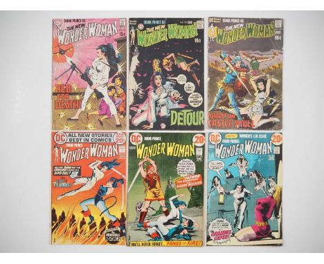 WONDER WOMAN #189, 190, 192, 201, 202, 203 (6 in Lot) - (1970/1972 - DC) - Includes the first appearance of Fafhrd &amp; The 