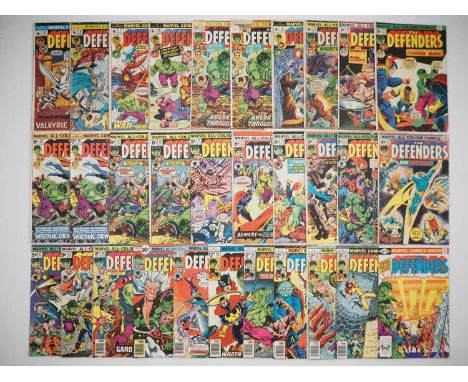 DEFENDERS #4, 6, 7, 9, 10(x2), 11, 15 to 24(18 &amp; 19x2), 28, 29, 32, 36, 38, 39, 51, 52, 53, 54, 61, 100 (31 in Lot) - (19