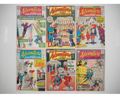 ADVENTURE COMICS #335, 336, 337, 338, 339, 340 (6 in Lot) - (1965/1966 - DC) - Includes the first appearances of Starfinger, 