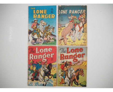 FOUR COLOR: LONE RANGER #82, 98, 118, 136 (4 in Lot) - (1945/1947 - DELL) - Golden Age 10 cent issues which appeared prior to