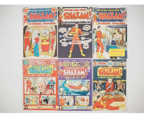 SHAZAM #4, 5, 7, 15, 17, 21 (6 in Lot) - (1973/1975 - DC) - Includes the first crossover of a DC character (Lex Luthor) in a 