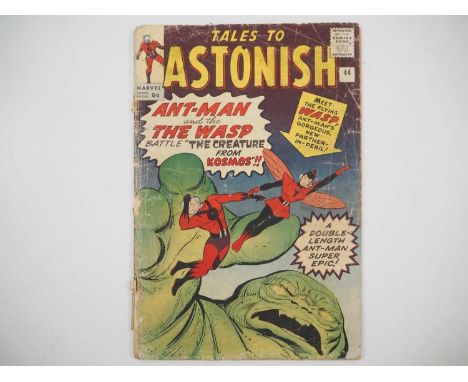 TALES TO ASTONISH #44 (1963 - MARVEL - UK Price Variant) - First appearance and origin of the Wasp - Art by Jack Kirby, Don H