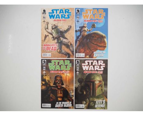 STAR WARS: BLOOD TIES - BOBA FETT IS DEAD #1, 2, 3, 4 (4 in Lot) - (2012 - Dark Horse) - Complete four issue series - include