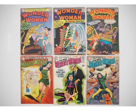 WONDER WOMAN #167, 169, 170, 179, 180, 181 (6 in Lot) - (1967/1969 - DC) - Includes the first appearance of I-Ching - Flat/Un