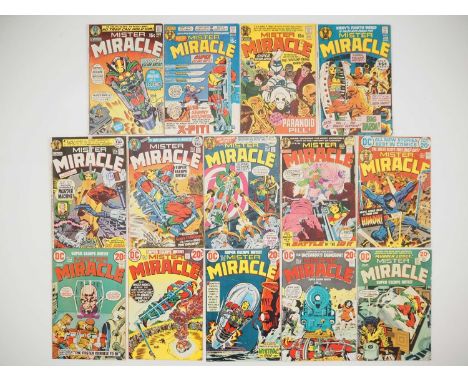 MISTER MIRACLE #1, 2, 3, 4, 5, 6, 7, 8, 9, 10, 11, 12, 13, 17 (14 in Lot) - (1971/1974 - DC) - Includes the first appearances