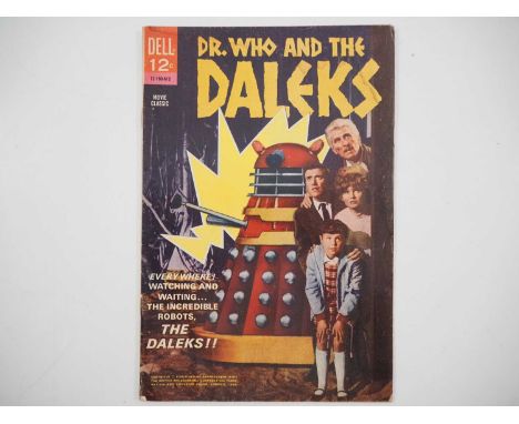 DR. WHO AND THE DALEKS (1966 - DELL) - Adaptation of the 1965 film and the first appearance of Dr. Who in a U.S. published co