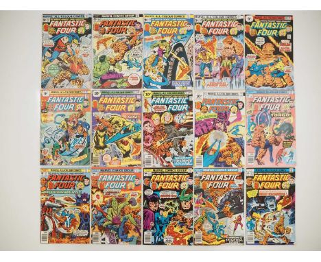 FANTASTIC FOUR #165 to 179 (15 in Lot) - (1975/1977 - MARVEL - US &amp; UK Price Variant) - Includes the 'death' of the Crusa